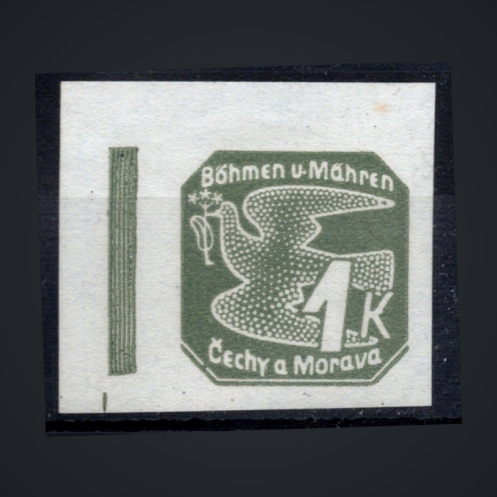Selo Protetorado da Boêmia e Morávia, Pof.NV18 (Mi. 125), MNH, 1K