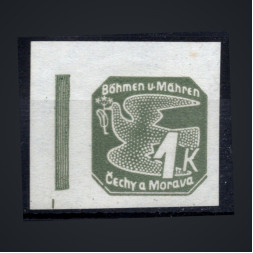 Selo Protetorado da Boêmia e Morávia, Pof.NV18 (Mi. 125), MNH, 1K