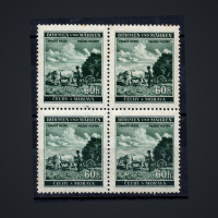 Quadra Protetorado da Boêmia e Morávia, Pof.65 (Mi. 76), MNH, 60H