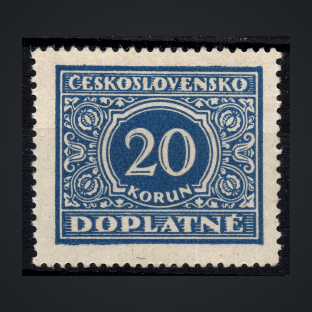 Briefmarke Tschechoslowakie, Pof.DL66 (Mi. 66)**, 20 Kč
