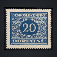 Briefmarke Tschechoslowakie, Pof.DL66 (Mi. 66)**, 20 Kč
