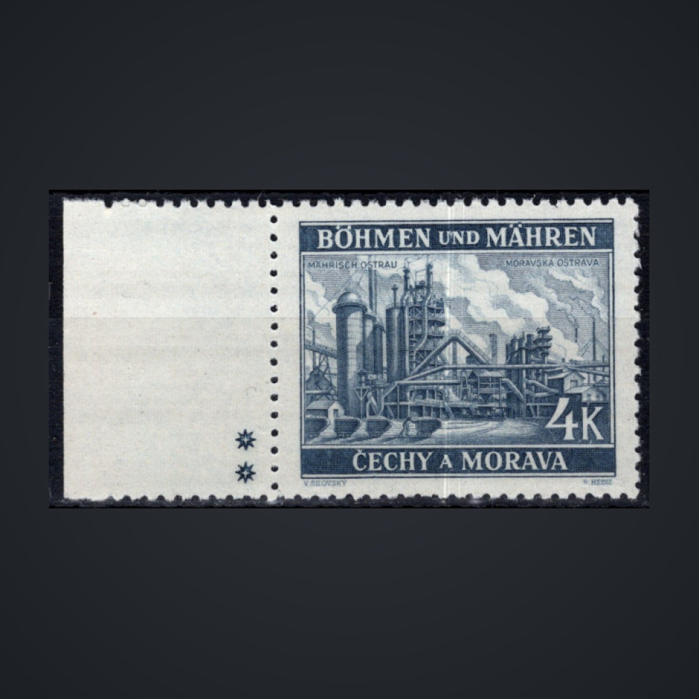 Selo Protetorado da Boêmia e Morávia, Pof.37 (Mi. 34), MNH, 4K