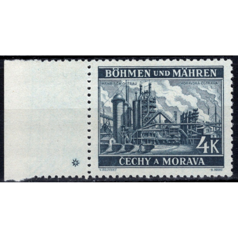 Selo Protetorado da Boêmia e Morávia, Pof.37 (Mi. 34), MNH, 4K