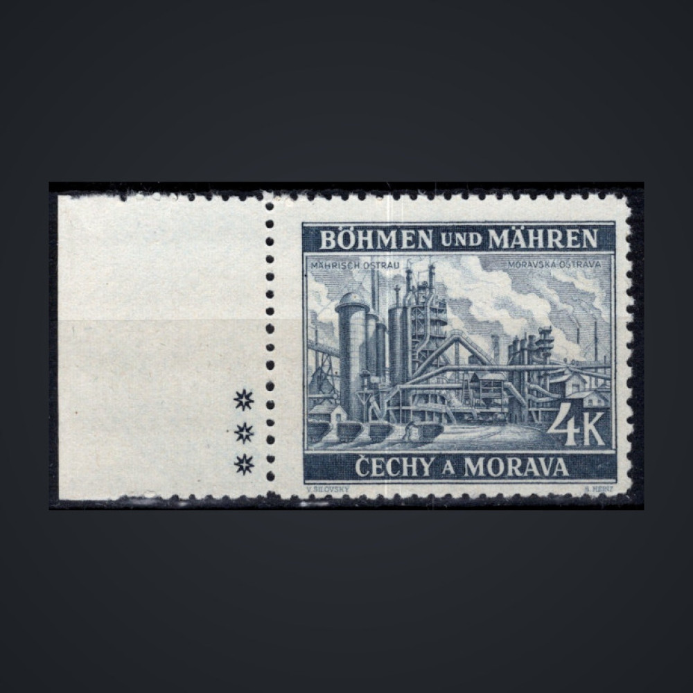 Selo Protetorado da Boêmia e Morávia, Pof.37 (Mi. 34), MNH, 4K