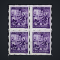 Quadra Protetorado da Boêmia e Morávia, Pof.108 (Mi. 128), MNH, 60H