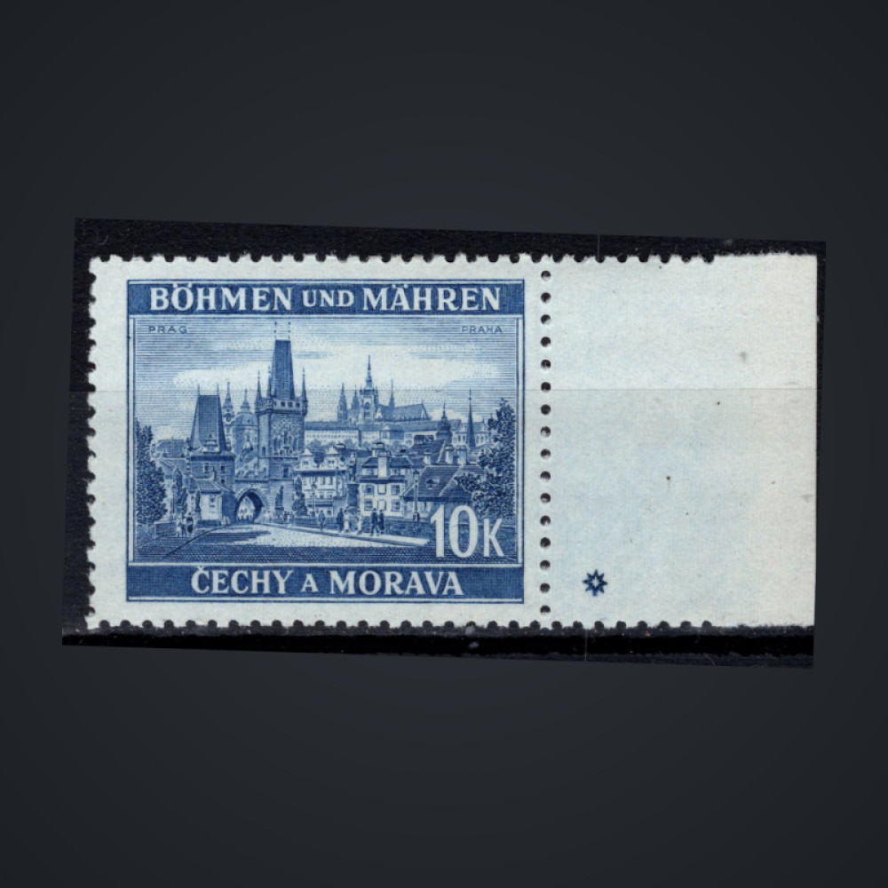Briefmarke Böhmen und Mähren Protektorat, Pof.39 (Mi. 36)**, 10K