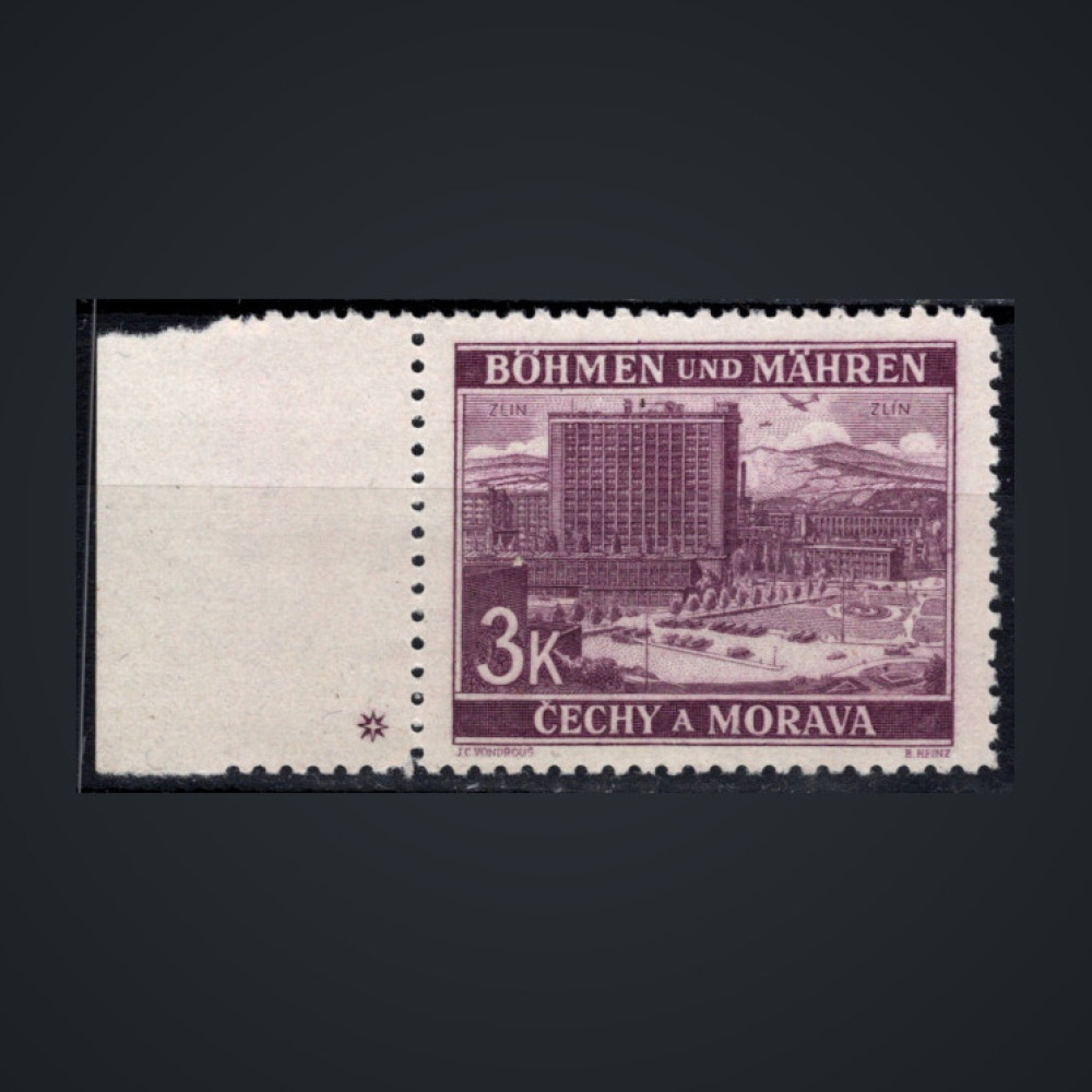 Briefmarke Böhmen und Mähren Protektorat, Pof.36 (Mi. 33)**, 3K