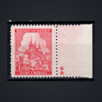 Briefmarke Böhmen und Mähren Protektorat, Pof.57 (Mi. 68)**, 1.20K