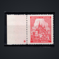 Briefmarke Böhmen und Mähren Protektorat, Pof.57 (Mi. 68)**, 1.20K
