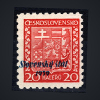 Známka Slovenský štát, Pof.4**, 20H