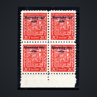 Viererblock Slowakischer Staat, Pof.4 (Mi. 4)**, 20H