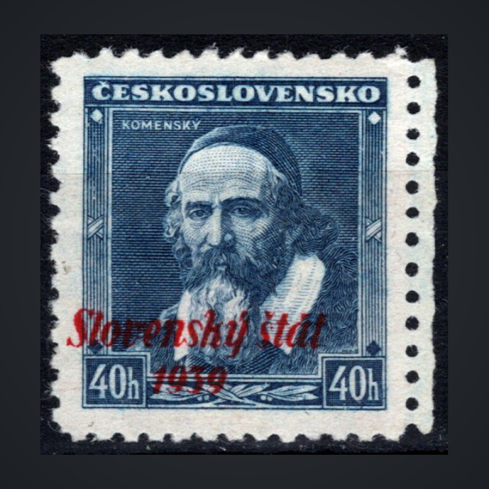 Selo Estado Eslovaco, Pof.7 (Mi. 7), MNH, 40H