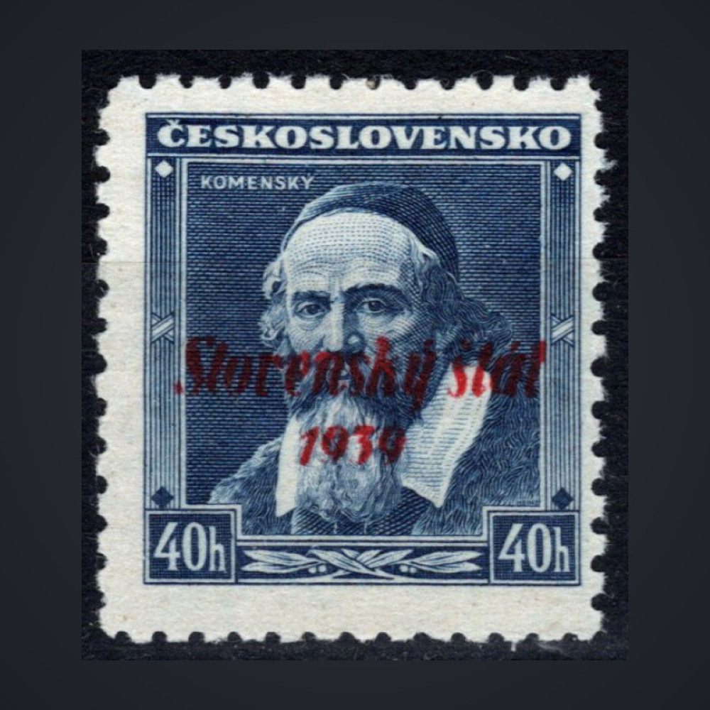Stamp Slovak state, Pof.7 (Mi. 7), MNH, 40H