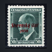 Stamp Slovak state, Pof.8 (Mi. 8), MNH, 50H