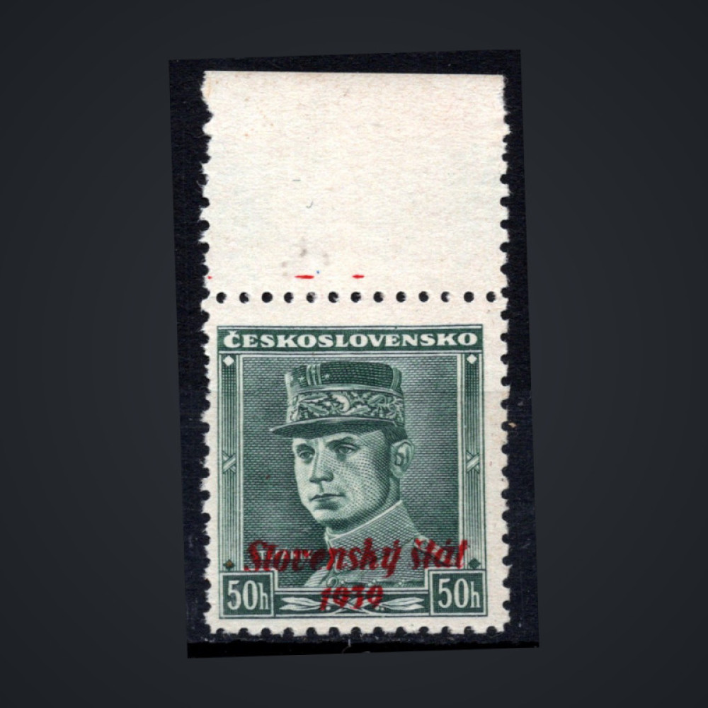 Sello Estado Eslovaco, Pof.9 (Mi. 9), MNH, 50H