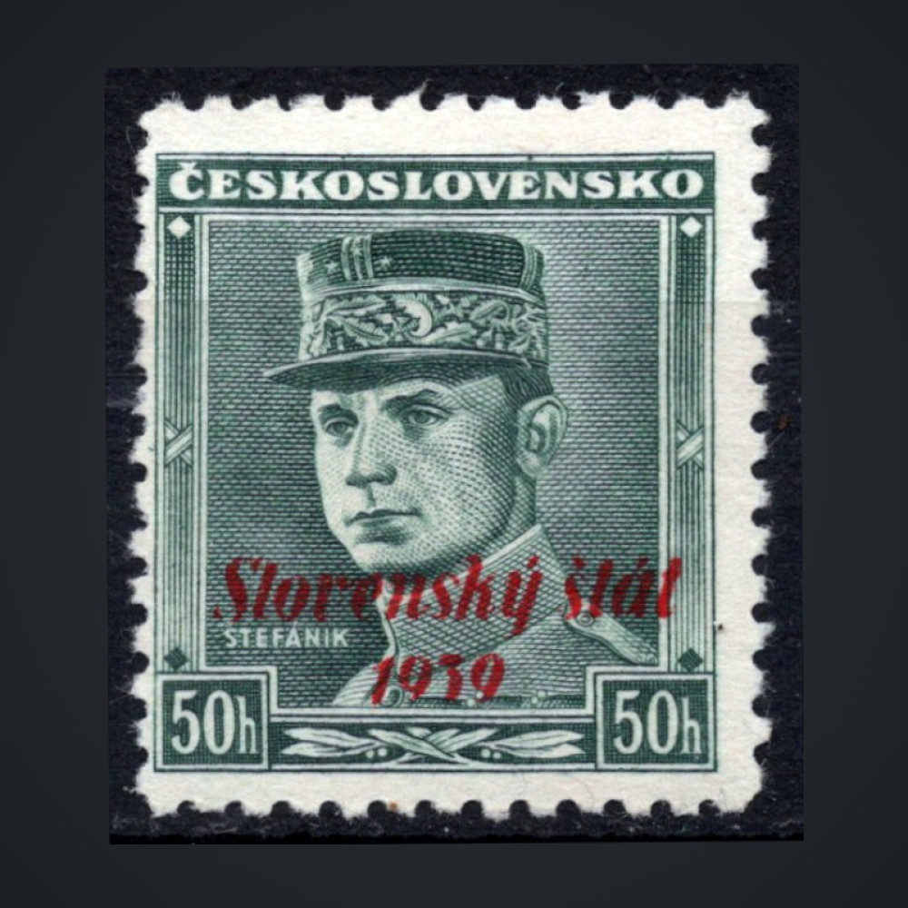 Známka Slovenský štát, Pof.9*, 50H