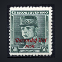 Briefmarke Slowakischer Staat, Pof.9 (Mi. 9)*, 50H