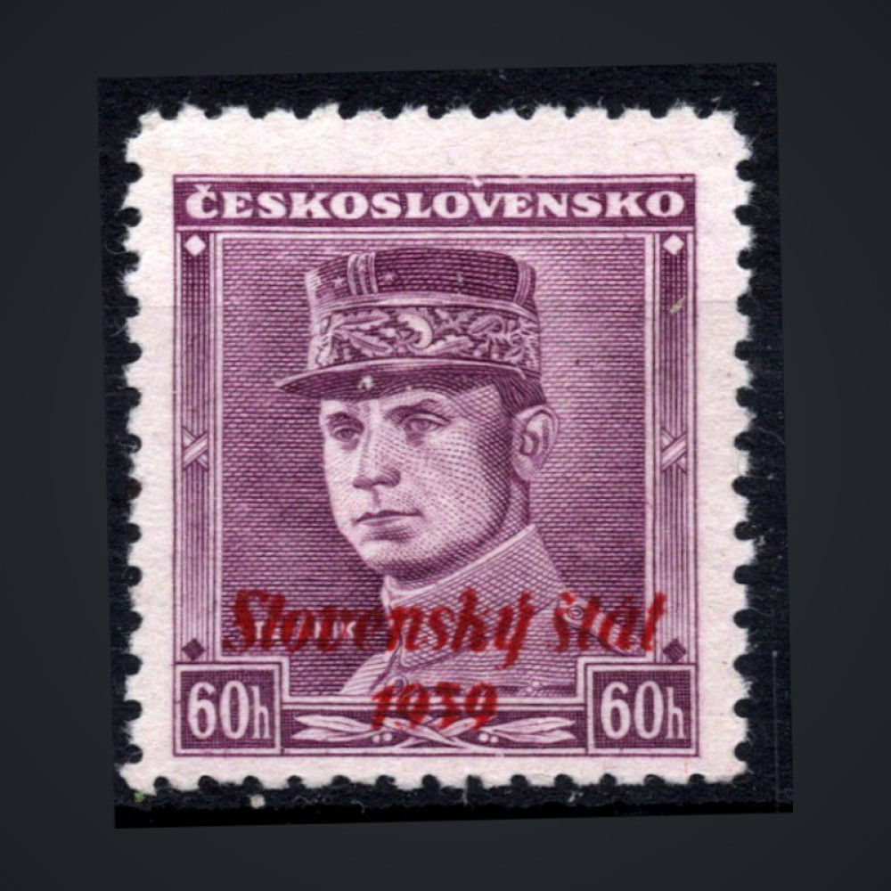 Selo Estado Eslovaco, Pof.10 (Mi. 10), MNH, 60H
