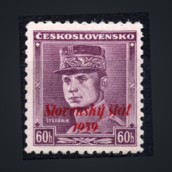 Známka Slovenský štát, Pof.10*, 60H