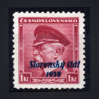 Briefmarke Slowakischer Staat, Pof.12 (Mi. 12)*, 1Kc