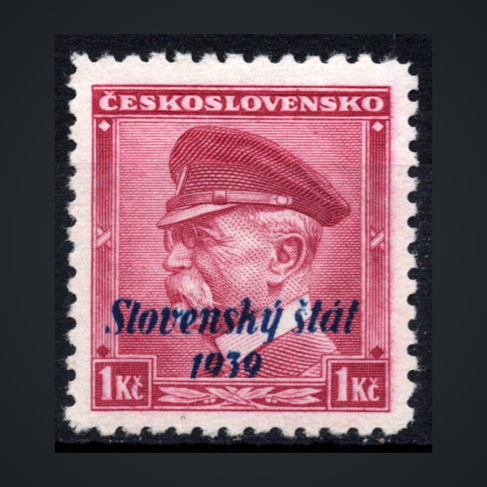Briefmarke Slowakischer Staat, Pof.12 (Mi. 12)*, 1Kc