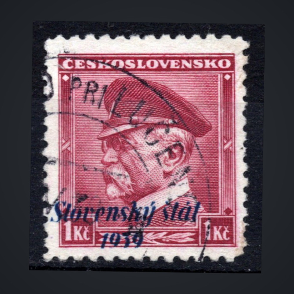 Briefmarke Slowakischer Staat, Pof.12 (Mi. 12)#, 1Kc
