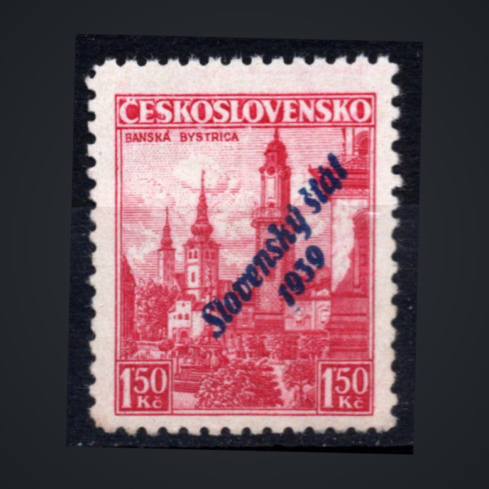 Selo Estado Eslovaco, Pof.14 (Mi. 14), MH, 1.50Kč