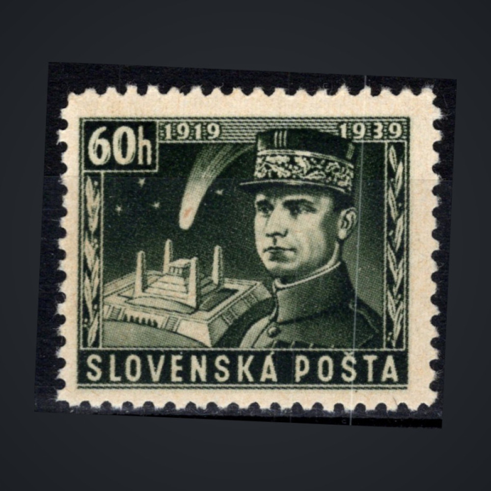 Známka Slovenský štát, Pof.35*, 60H