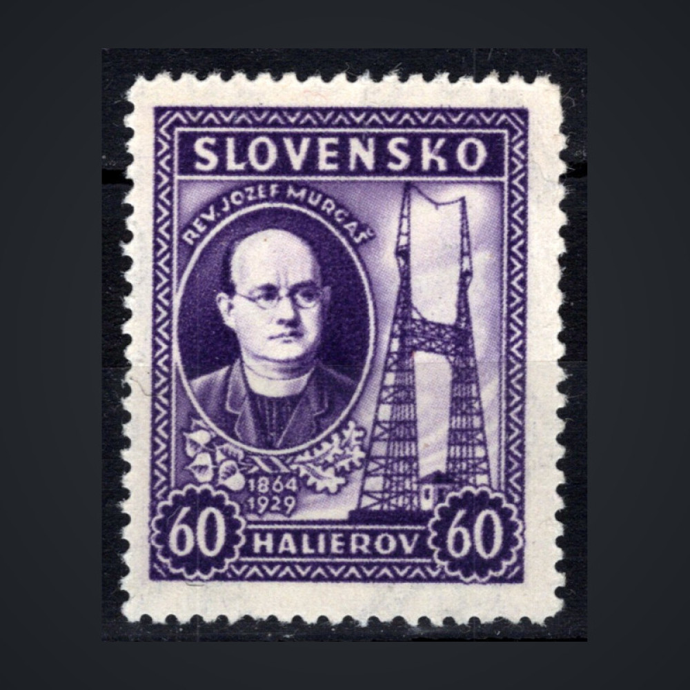 Známka Slovenský štát, Pof.38Y*, 60H