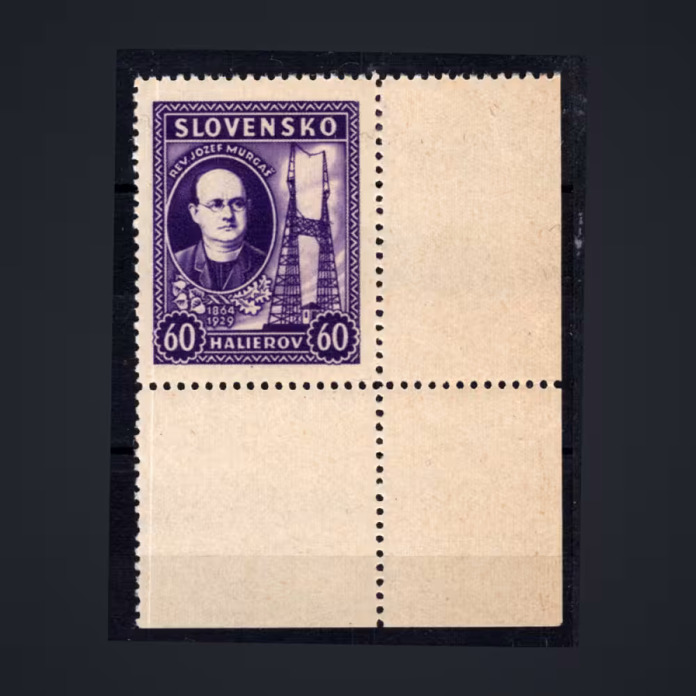Známka Slovenský štát, Pof.38X**, 60H