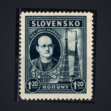 Známka Slovenský štát, Pof.39X*