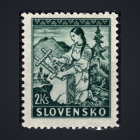 Známka Slovenský štát, Pof.41**, 4Ks