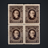 Block of four Slovak state, Pof.32X (Pof. 32X), MNH