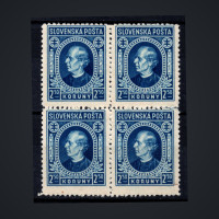 Block of four Slovak state, Pof.31X (Pof. 31X), MNH