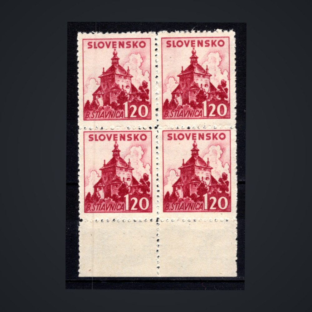 Quadra Estado Eslovaco, Pof.52 (Mi. 81), MNH, 1.20 Ks