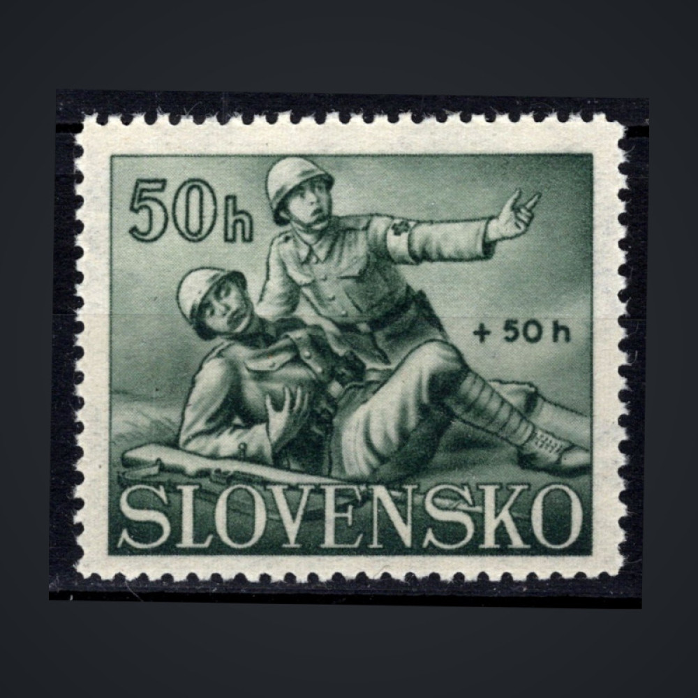 Briefmarke Slowakischer Staat, Pof.59 (Mi. 88)**, 50+50 H
