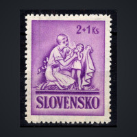 Známka Slovenský štát, Pof.64*, 2+1 Ks