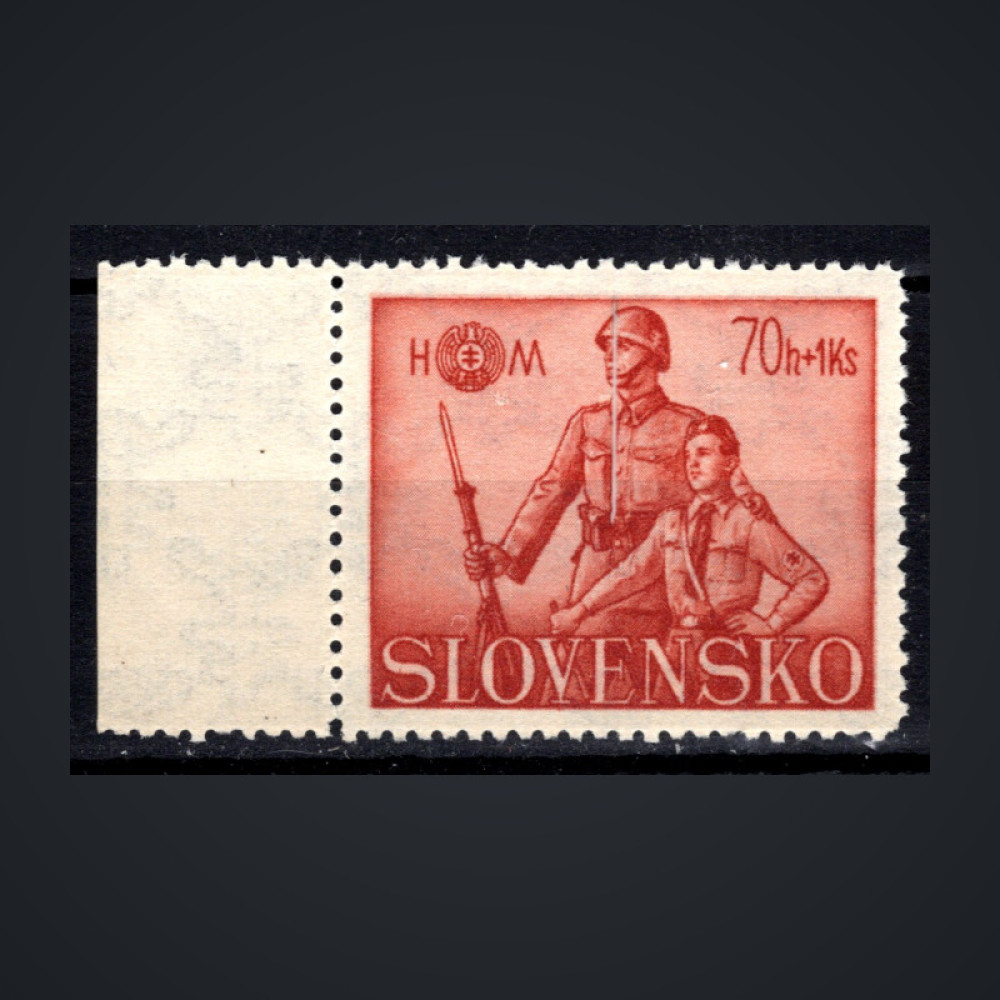 Briefmarke Slowakischer Staat, Pof.65 (Mi. 94)**, 70+1 H/Ks