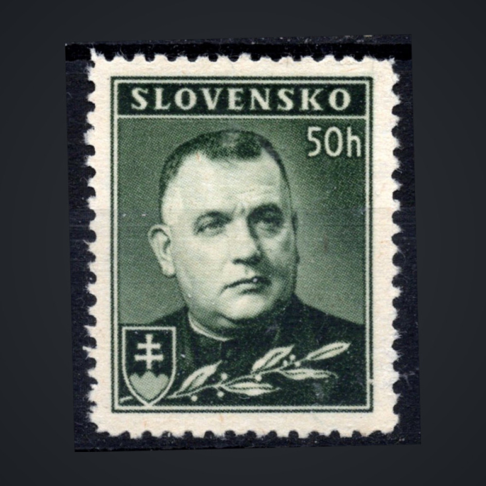 Briefmarke Slowakischer Staat, Pof.43Yx (Mi. 67 YA)**, 50H