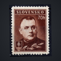 Známka Slovenský štát, Pof.44A*, 70H