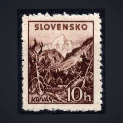 Známka Slovenský štát, Pof.48X*, 10H