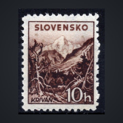 Známka Slovenský štát, Pof.48Y*, 10H