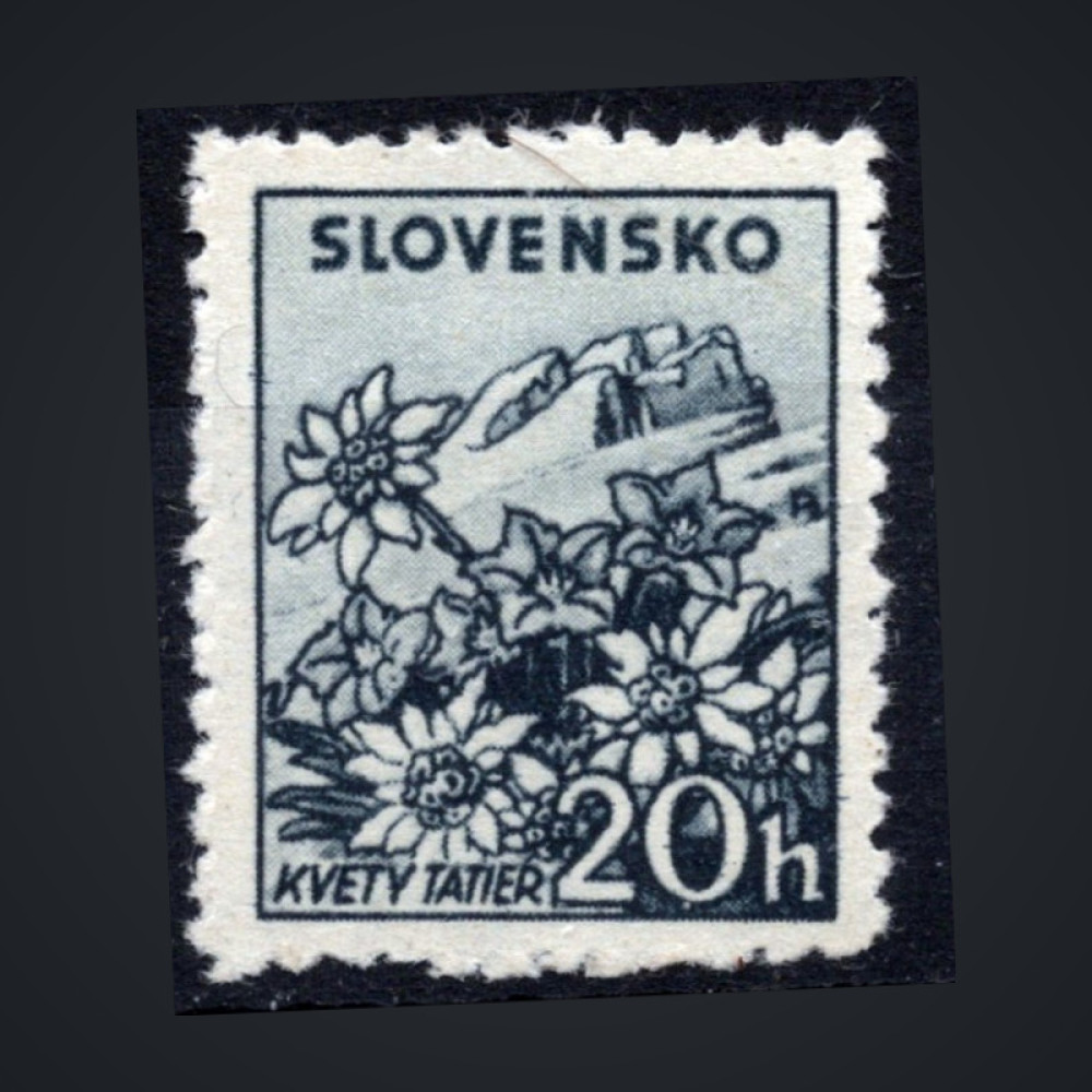 Briefmarke Slowakischer Staat, Pof.49Y (Mi. 73YA)**, 20H