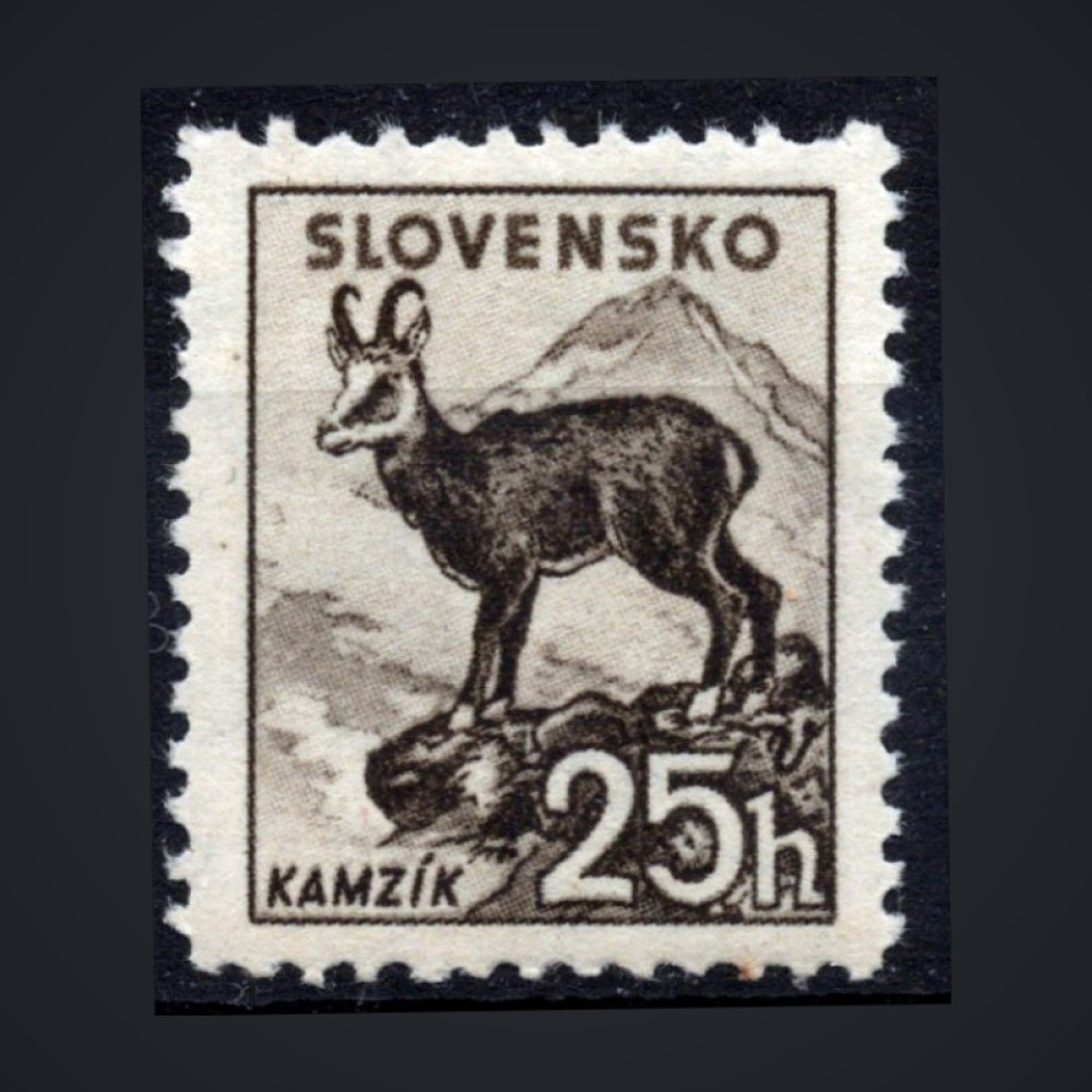 Briefmarke Slowakischer Staat, Pof.50X (Mi. 74XA)**, 25H