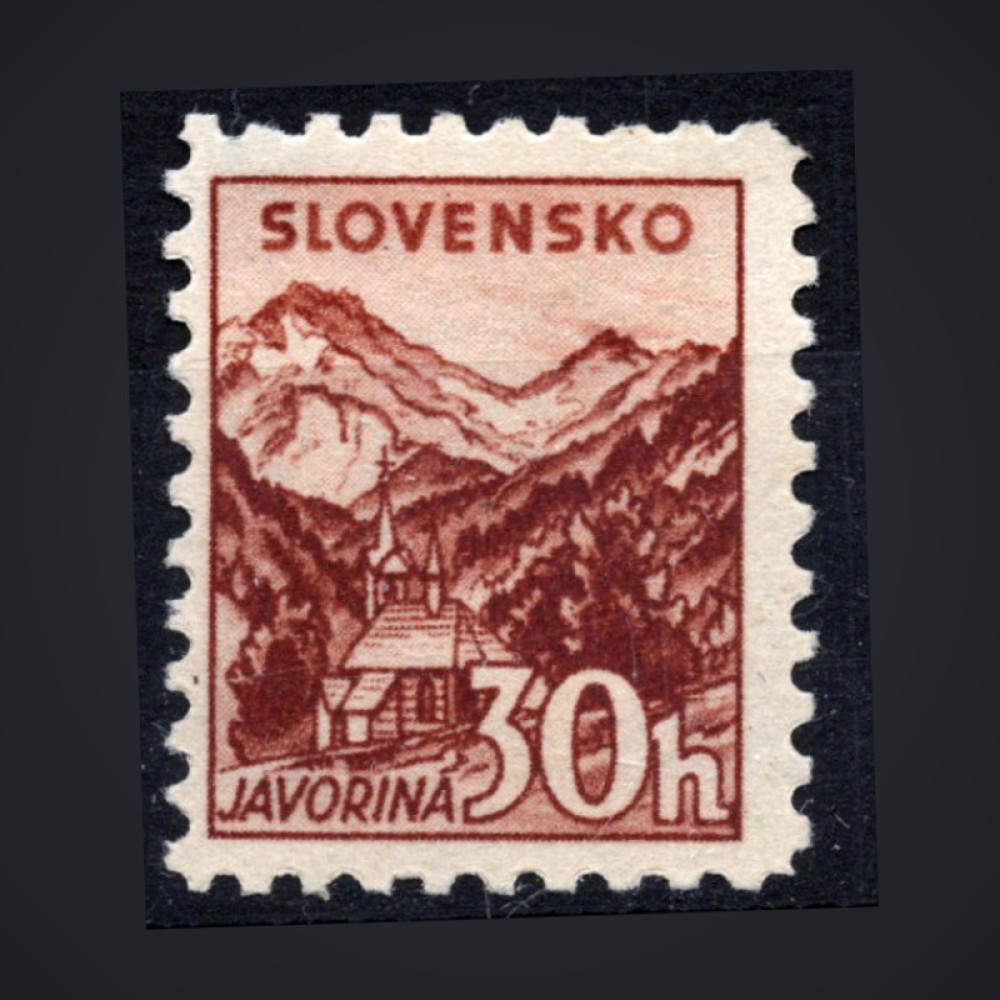 Briefmarke Slowakischer Staat, Pof.51YD (Mi. 75Y)**, 30H