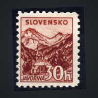Známka Slovenský štát, Pof.51YD**, 30H