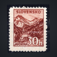 Známka Slovenský štát, Pof.51YA*, 30H