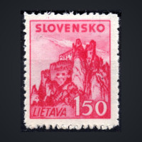 Známka Slovenský štát, Pof.53*, 1.50 Ks