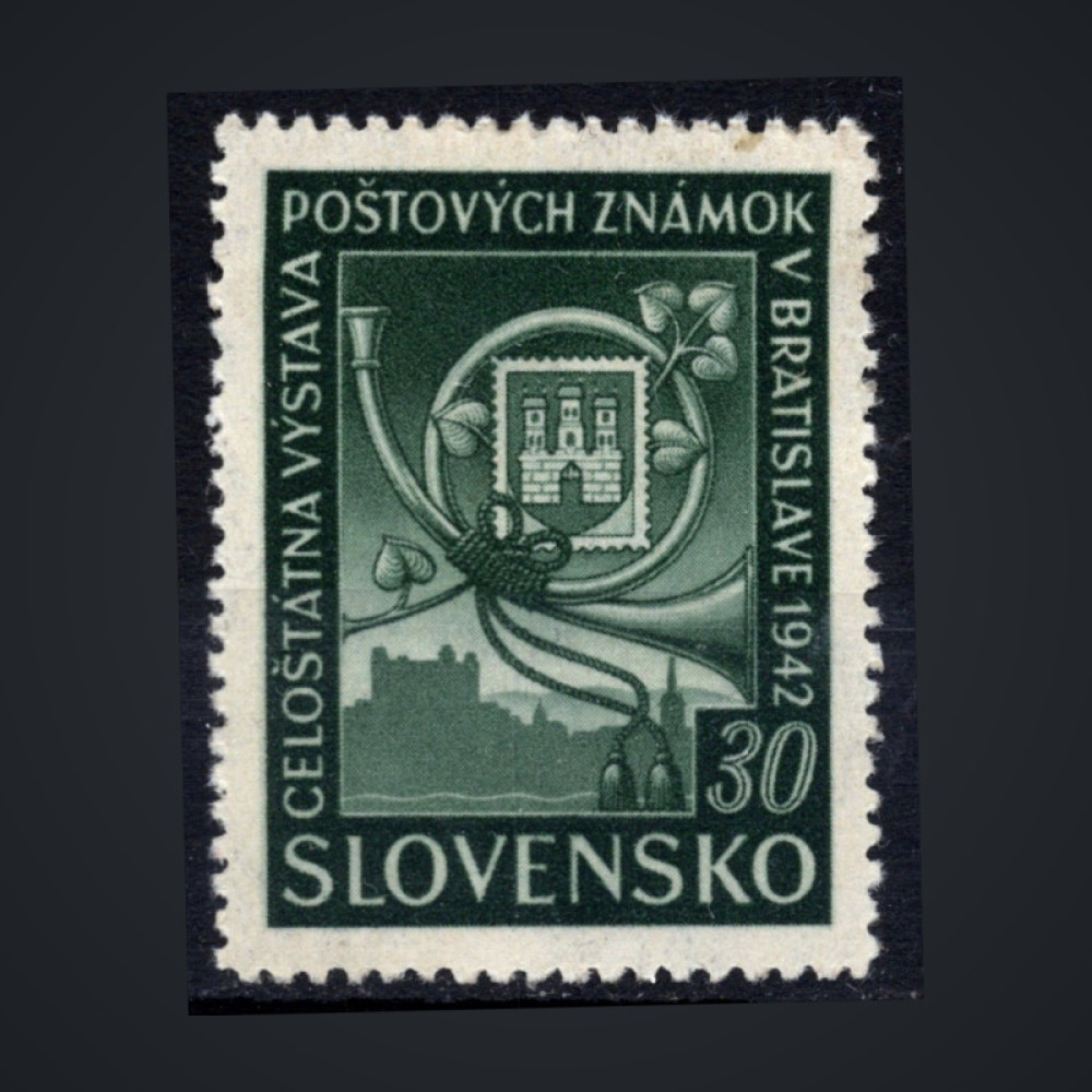 Známka Slovenský štát, Pof.68**, 30H