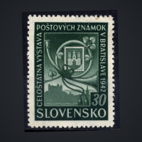 Známka Slovenský štát, Pof.68**, 30H